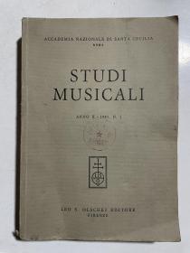 意大利圣塞西莉亚国家音乐学院音乐研究1981（1、2）山东艺术学院藏书