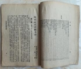 50年代原版医药书籍系列---【内科鑑别诊断各论】---虒人荣誉珍藏