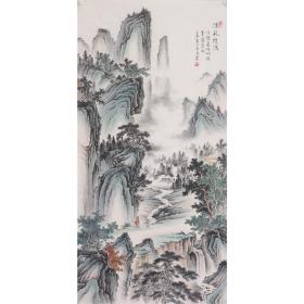 马良老师四尺精品山水保真纯手绘