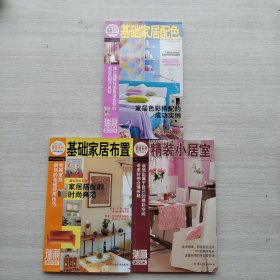 瑞丽家居系列：《精装小居室》《基础家居布置》《基础家居配色》三本合售