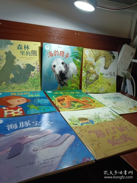 自然故事(第三辑)国际大奖获奖插画家、生物保护学家、著名科普作家等共同创作,呈现真实的动物生活,浪花朵朵 【全8册】