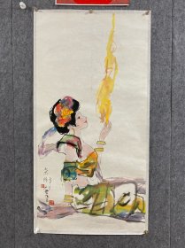 《楼家本》四尺
浙江宁波人。擅长中国画、壁画、环艺雕 塑。 中央美术学院附中及大学本科、硕士研究生毕业，留校。中央美院教授。中国美协理事。中美协会员