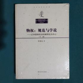 物权规范与学说：以中国物权法的解释论为中心（下册）