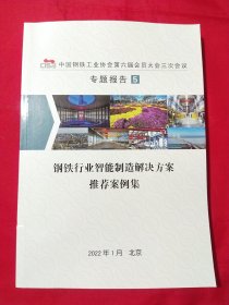 中国钢铁工业协会第六届会员大会三次会议专题报告5 ：钢铁行业智能制造解决方案推荐案例集