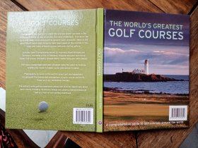 原版英文画册《世界上最棒的高尔夫球场》，介绍有全球36个著名球场，品好包快递发货。