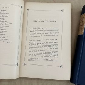Works of Edward Fitzgerald Translator of Omar Khayyam 《鲁拜集集译者爱德华菲兹杰拉德文集》内含著名诗集鲁拜集