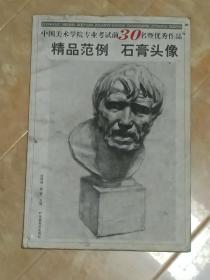 中国美术学院专业考试前30名暨优秀作品精品范例：石膏头像