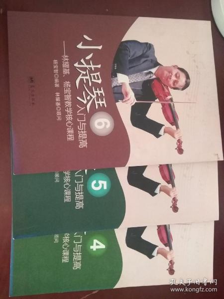 小提琴入门与提高：林耀基、杨宝智教学核心课程4/5/6 共三本合售  单买15元/本