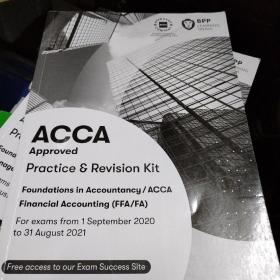 ACCA approved practice revision kit foundations in accountancy