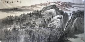 中美协画家郝涛四尺整山水作品