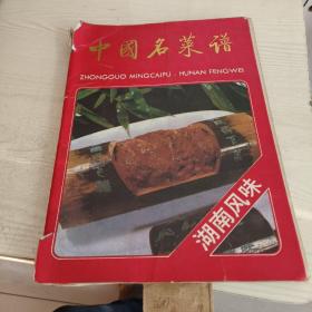 中国名菜谱湖南风味