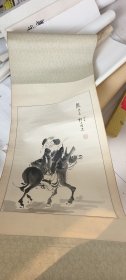 杜白洋，河北省白洋淀人，字敬刚，号白洋，中央美术学院客座教授，国家一级画师，近现代国画大师。八岁从师学画，刻苦临习并得名师指导，博学众长。70年如一日。擅长山水、人物、花鸟禽兽，尤精于古典、历史人物。张果老，镜芯尺寸43/66厘米