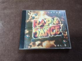 CD RAP&DANCE劲歌精选5 飞歌唱片台版正品MP首版