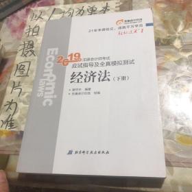 注会会计职称2019教材辅导东奥2019年轻松过关一《2019年注册会计师考试应试指导及全真模拟测试》经济法（上下册）