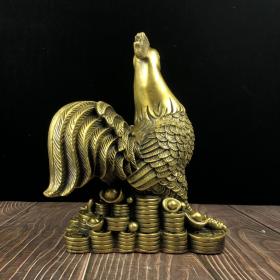 精工动物摆件金钱报晓鸡
尺寸20*14*27重2.5KG