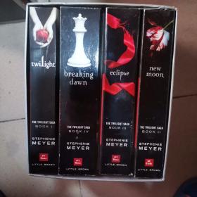 The Twilight Saga Collection，慕光之城全集-1—5册英语版，带盒
