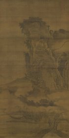 宋 郭熙 山水轴95*188CM 挂轴【高清微喷】台北故宫博物院收藏