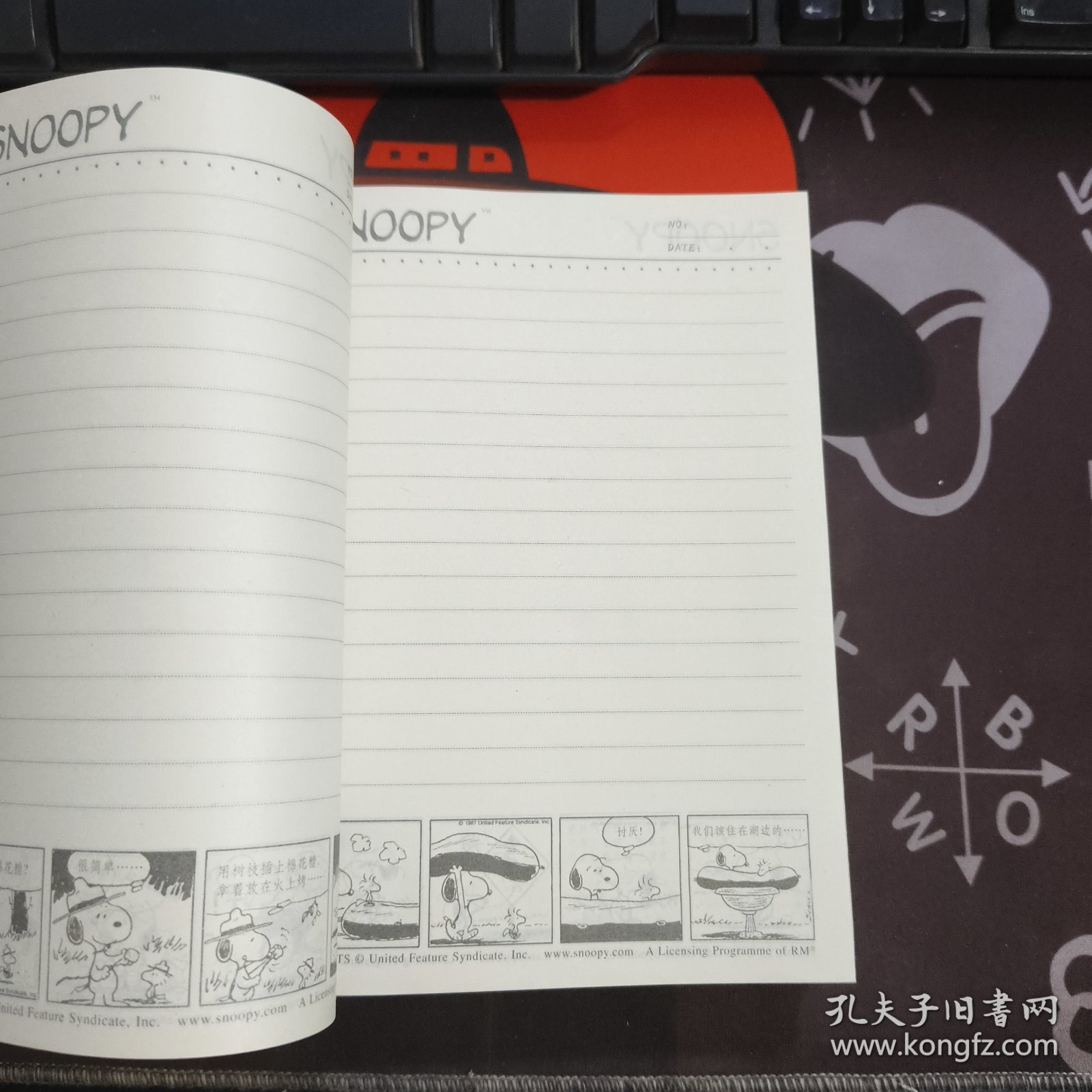 SNOOPY 史努比笔记本C016（每本48页 附史努比四格漫画 10本合售）32开