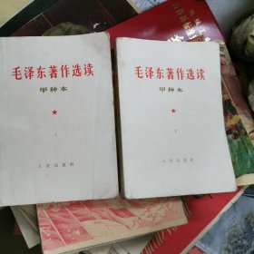 毛泽东著作选读甲种本上下