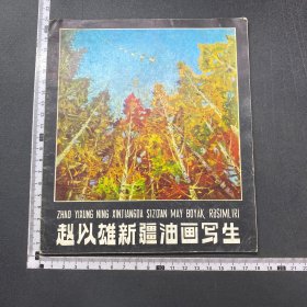 赵以雄新疆油画写生，24开