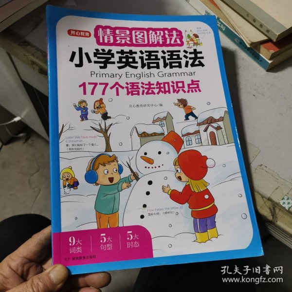 情景图解法小学英语语法视频讲解版三四五六年级思维导图学音标单词句型公式词性时态大全 开心教育