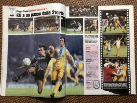 原版足球杂志 意大利体育战报1998 17期 含欧洲三大杯等内容