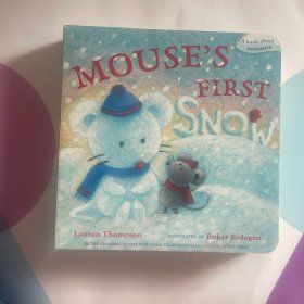 英文原版绘本 纸板书 Mouse's First Snow