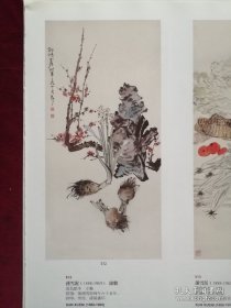 名家画清赏清供图13页，散页合售（贾森，孔子瑜，吴淑娟，黄胄，娄师白，吴昌硕，江寒汀，陈思萱，王个簃，孙雪泥，王一亭，孔小瑜）