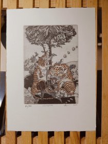 董昆兴藏书票原作