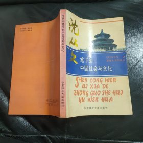 沈从文笔下的中国社会与文化，书有轻微水迹，阅读没问题！要求高的朋友勿下单！！