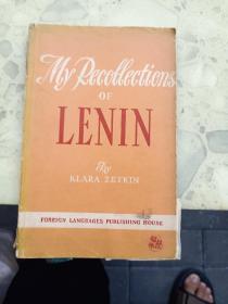 英文版 列宁印象记 MY RECOLLECTIONS OF LENIN我回忆的列宁