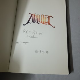 英文原版 Escape from Lucien 护身符6 儿童漫画 英文版 进口英语原版书籍(扉页有签名)