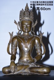 十一世纪喜马拉雅早期拉达克风格释迦牟尼宝冠佛造像