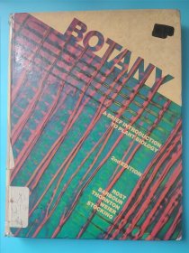 botany 植物学 a brief introduction to plant biology 第二版 1984年 原版 内页有彩图 有笔迹划线 rost barbour thornton weier stocking