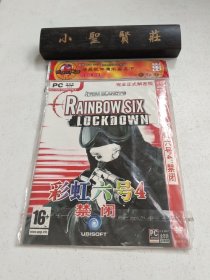 游戏光盘DVD 彩虹六号4-禁闭 完全解密光碟版 简装 1碟