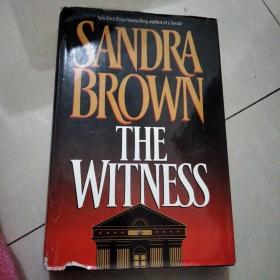 The witness / Sandra Brown 1995年 大32开硬精装 原版英法德意等外文书 现货