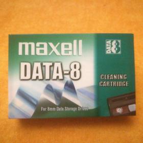 磁带介质2004首选品牌，maxell  DATA-8  CLEANING  CARTRIDGE（HELICAL-SCAN  8mm  CLEANING  CARTRIDGE）