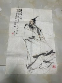 江苏著名画家 萧和 精品 人物