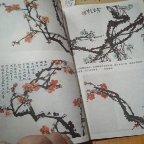 中国画自学丛书：《怎样画菊花》《怎样画梅花》《怎样画花卉》《怎样画兰花》四册合售