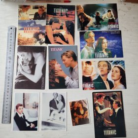 11张合售 老电影泰坦尼克号剧照 有的像明信片（厚卡纸） 老照片007