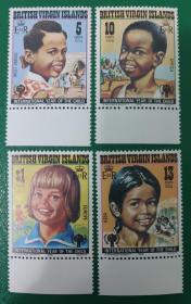 维尔京邮票 1979年 国际儿童年 4全新