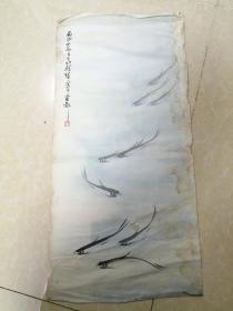 曾师从北京画院著名女画家孙诵诏和北京画家谢锡三  马祥珠五十年代国画  终身保真15