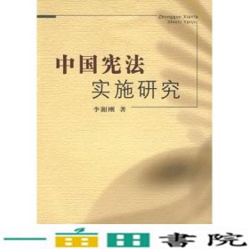 中国宪法实施研究湖南人民出9787543859821