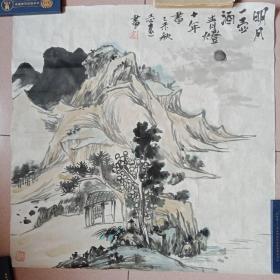 刘志远山水画作品8