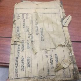 汤头歌诀，经络歌诀一册全