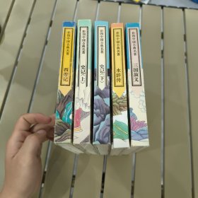 彩图中国古典名著 水浒传 三国演义 西游记 史记上下 (精装5本合售)