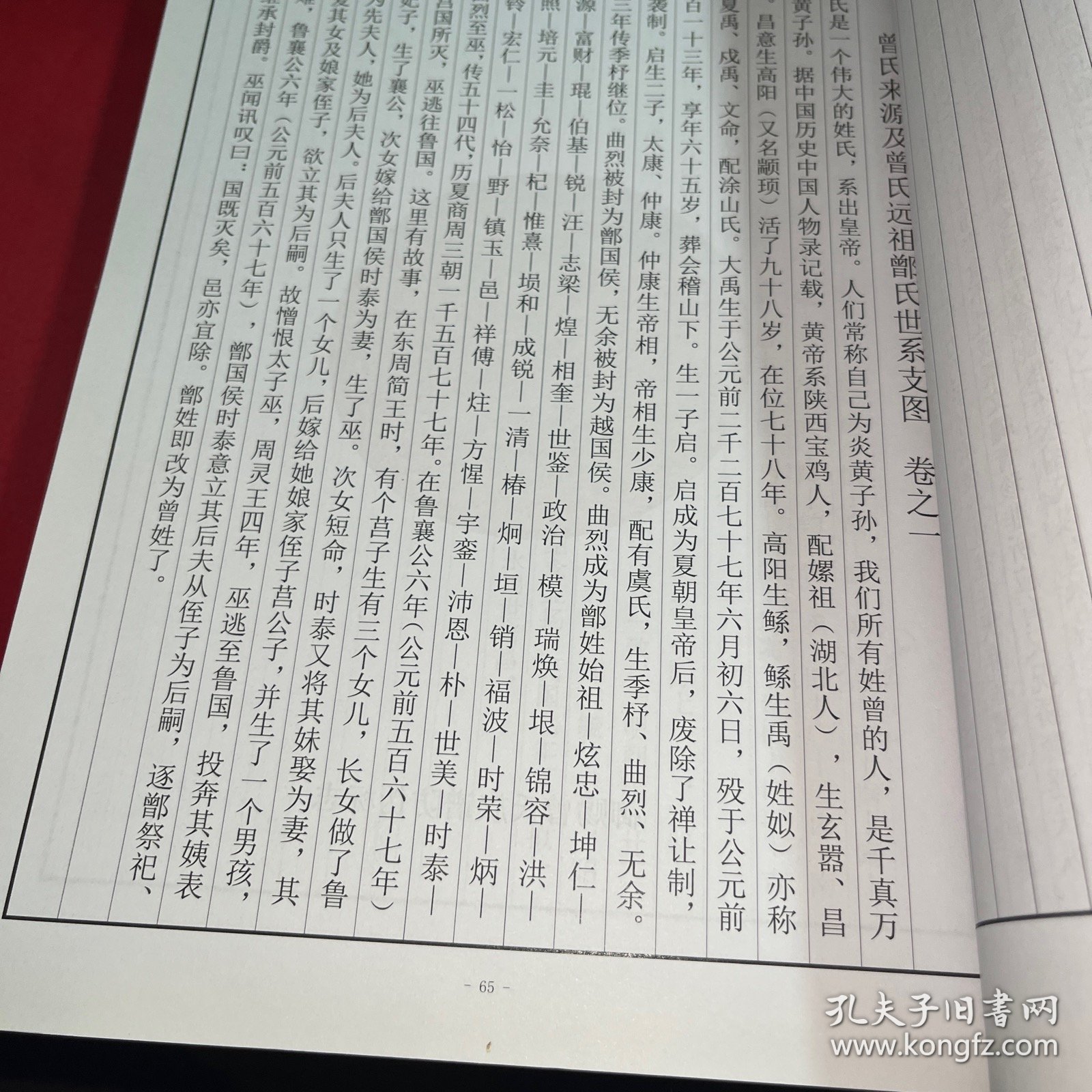 三省堂《曾氏族谱》江苏泰兴延令 兴二公家族专卷