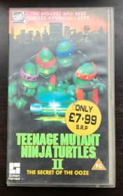 Teenage Mutant ninja turtles 2 the secret of the ooze 忍者神龟2 原版录像带