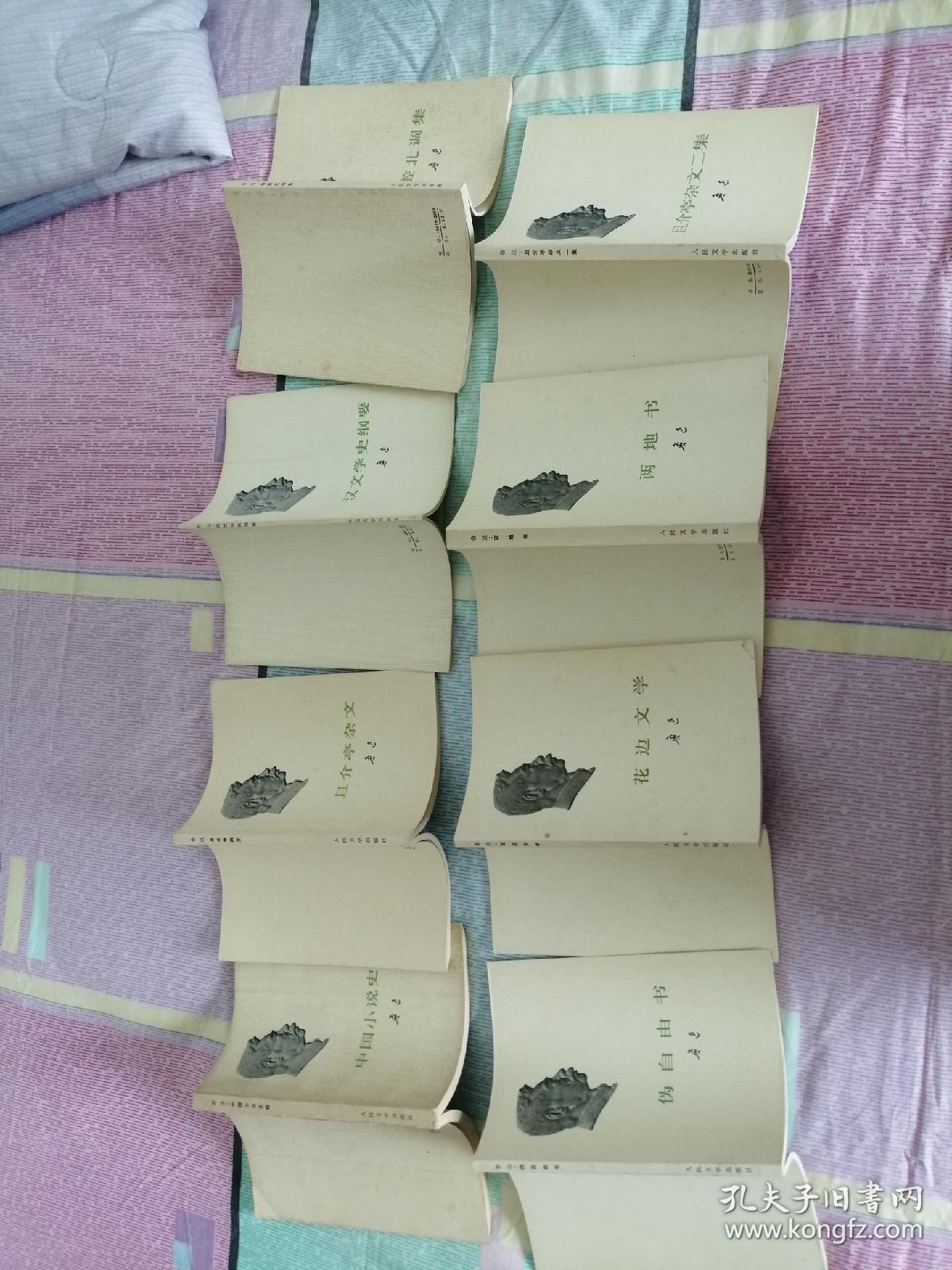 鲁迅著作 73版 白皮本 勒口（折边）24册全 呐喊 彷徨 野草 南腔北调集 中国小说史略 伪自由书 花边文学 两地书 且介亭杂文 二集 末集 汉文学史纲 集外集 拾遗 故事新编 朝花夕拾 而已集 三闲集 二心集 坟 准风月谈 华盖集 续编