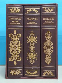WILLIAM SHAKESPEARE（COMEDIES HISTORIES TRAGEDIES）《莎士比亚悲剧六部》《莎士比亚喜剧八部》《莎士比亚历史剧六部》The Franklin Library With the illustrations of ROCKWEII KENT 著名木刻版画家洛克维尔·肯特插图 。另有附图。